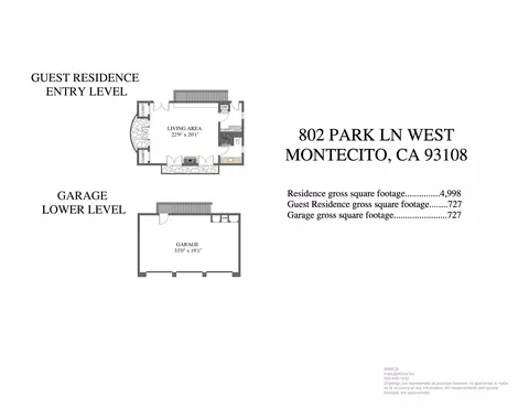 Floorplan - 802 W Park Ln, Montecito, CA 93108 photo 2 of 4