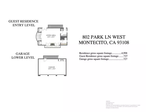 Floorplan - 802 W Park Ln, Montecito, CA 93108 photo 4 of 4