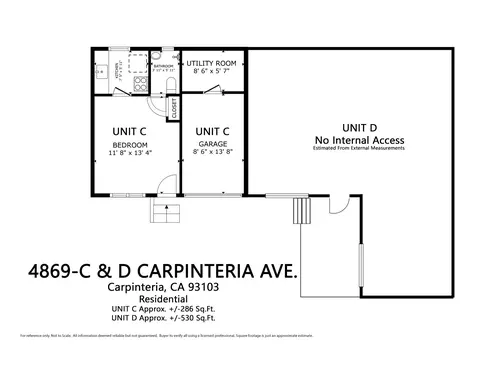 Floorplan - 4869 Carpinteria Ave, Carpinteria, CA 93013 photo 1 of 2