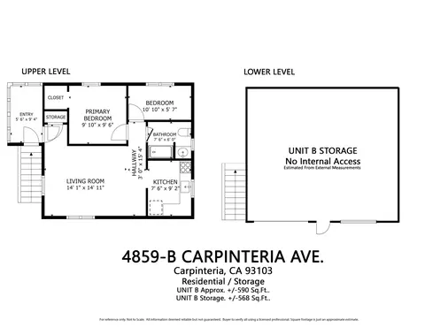 Floorplan - 4869 Carpinteria Ave, Carpinteria, CA 93013 photo 2 of 2