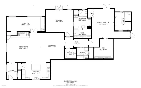 Floorplan - 107 Olive Mill Rd, Montecito, CA 93108 photo 1 of 1