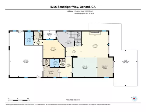 Floorplan - 5306 Sandpiper Way, Oxnard, CA 93035 photo 2 of 2