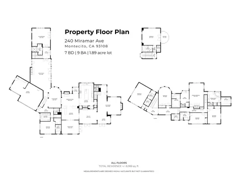 Floorplan - 240 Miramar Ave, Montecito, CA 93108 photo 1 of 3