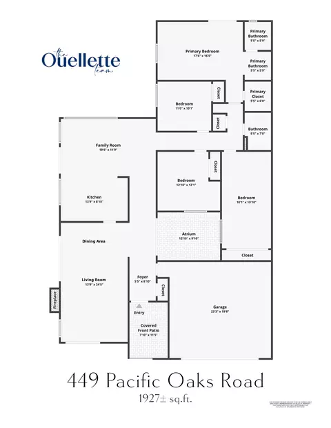 Floorplan - 449 Pacific Oaks Rd, Goleta, CA 93117 photo 1 of 1