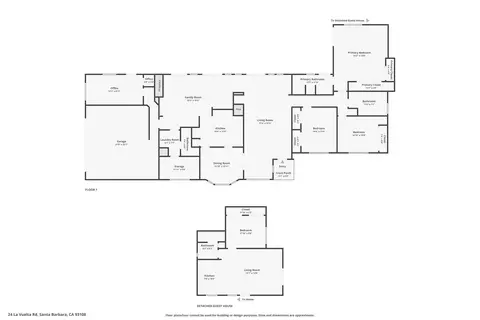 Floorplan - 24 La Vuelta Rd, Montecito, CA 93108 photo 1 of 3