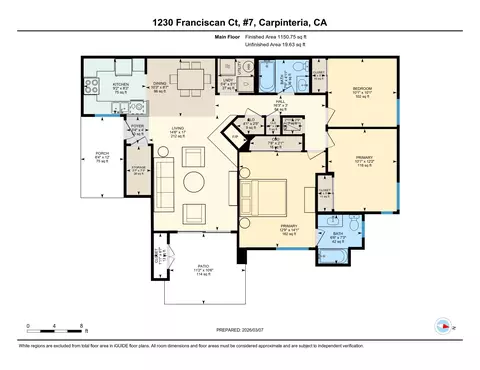 Floorplan - 1230 Franciscan Ct #7, Carpinteria, CA 93013 photo 1 of 1