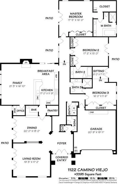 Floorplan - 1122 Camino Viejo Rd, Santa Barbara, CA 93108 photo 1 of 1