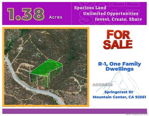 0 Springcrest Dr #17, Mountain Center, CA 92561