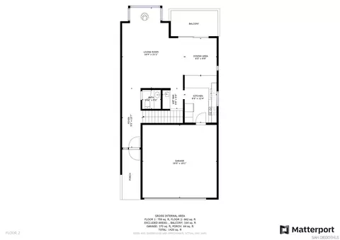 Floorplan - 4437 Date Ave, La Mesa, CA 91941 photo 1 of 2