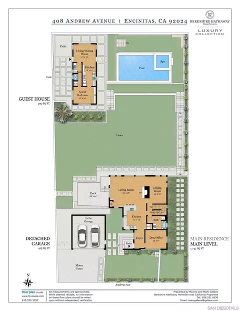 Floorplan - 408 Andrew Ave, Encinitas, CA 92024 photo 1 of 2