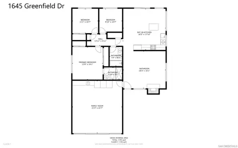 Floorplan - 1645 Greenfield Dr, El Cajon, CA 92021 photo 1 of 1