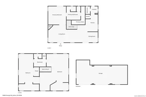 Floorplan - 34666 Navajo Rd, Julian, CA 92036 photo 4 of 4