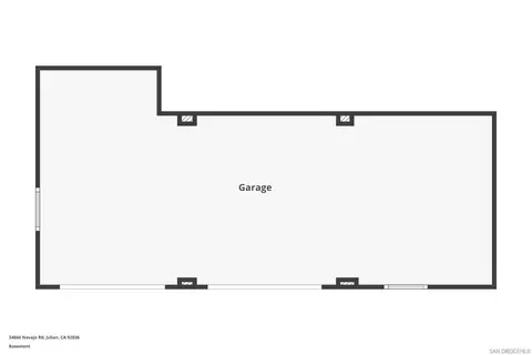 Floorplan - 34666 Navajo Rd, Julian, CA 92036 photo 3 of 4