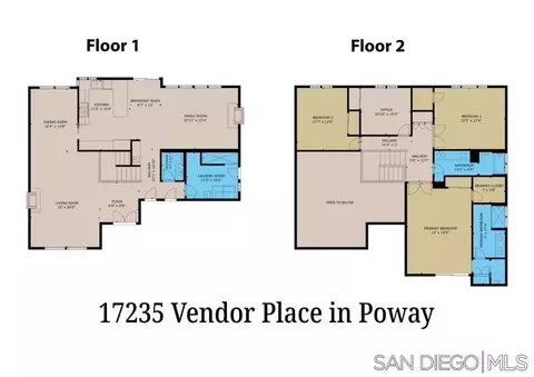 Floorplan - 17235 Vendor Pl, Poway, CA 92064 photo 1 of 1