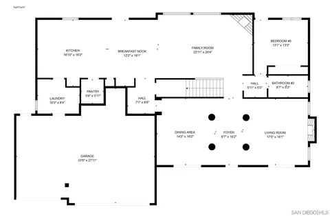 Floorplan - 41335 Via Del Toronjo, Temecula, CA 92592 photo 1 of 3
