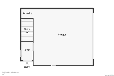 Floorplan - 4040 Peninsula Dr, Carlsbad, CA 92010 photo 1 of 4