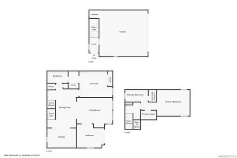 Floorplan - 4040 Peninsula Dr, Carlsbad, CA 92010 photo 4 of 4