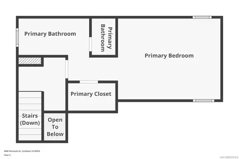 Floorplan - 4040 Peninsula Dr, Carlsbad, CA 92010 photo 3 of 4