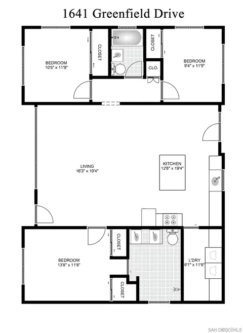 Floorplan - 1641 Greenfield Dr, El Cajon, CA 92021 photo 2 of 2