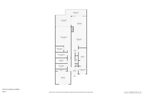 Floorplan - 357 W I, Encinitas, CA 92024 photo 1 of 1