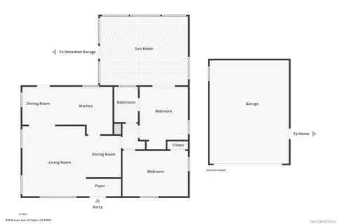 Floorplan - 835 Graves Ave, El Cajon, CA 92021 photo 3 of 3