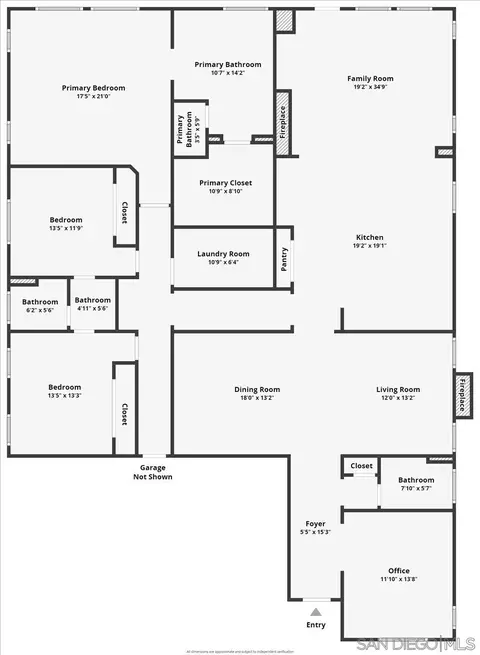 Floorplan - 10664 Carla Ct, Escondido, CA 92026 photo 1 of 1