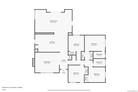 Floorplan - 4065 Altura Dr, Oceanside, CA 92056 photo 1 of 2