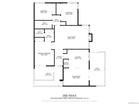 Floorplan - 1471 Swift Ln #72, El Cajon, CA 92020 photo 1 of 2
