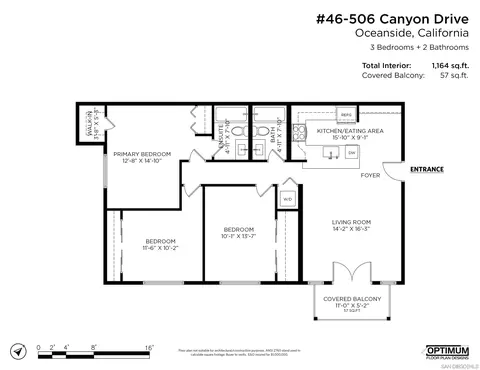 Floorplan - 506 Canyon Dr #46, Oceanside, CA 92054 photo 2 of 2