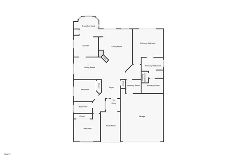 Floorplan - 1950 Verbena Ter, Alpine, CA 91901 photo 1 of 1