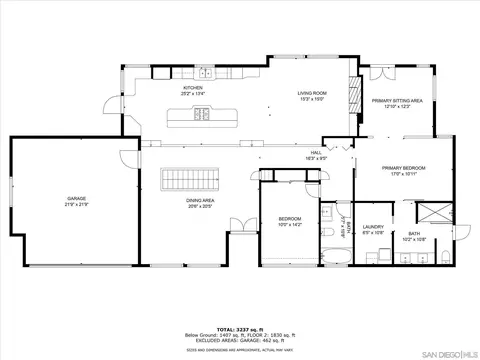 Floorplan - 4920 Beaumont Dr, La Mesa, CA 91941 photo 4 of 4