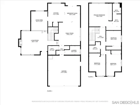 Floorplan - 10462 Moorpark St, Spring Valley, CA 91978 photo 2 of 2