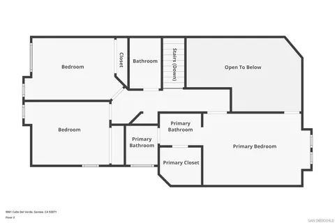 Floorplan - 9061 Calle Del Verde, Santee, CA 92071 photo 2 of 3