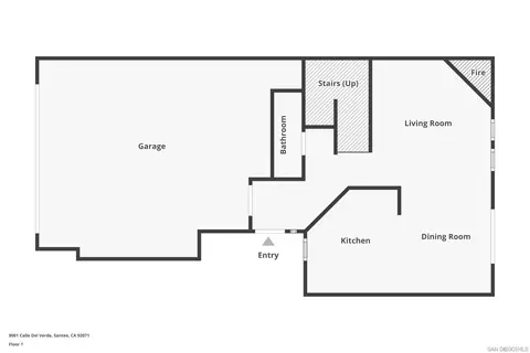 Floorplan - 9061 Calle Del Verde, Santee, CA 92071 photo 1 of 3