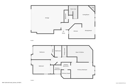 Floorplan - 9061 Calle Del Verde, Santee, CA 92071 photo 3 of 3