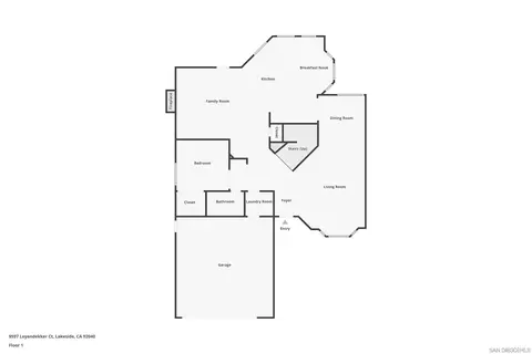 Floorplan - 9597 Leyendekker Ct, Lakeside, CA 92040 photo 1 of 3