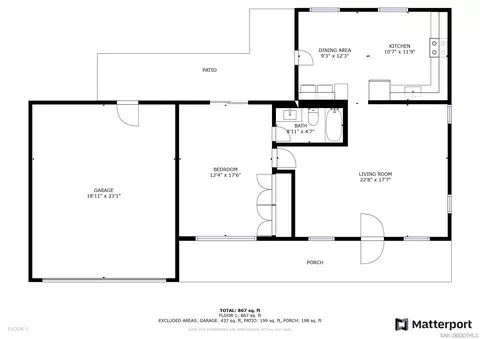 Floorplan - 8875 Mariposa St, La Mesa, CA 91941 photo 1 of 1