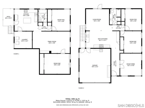 Floorplan - 8539-41 Alpine Ave, La Mesa, CA 91941 photo 3 of 3