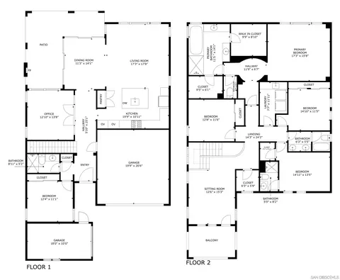 Floorplan - 13495 Cielo Ranch Rd, San Diego, CA 92130 photo 1 of 1