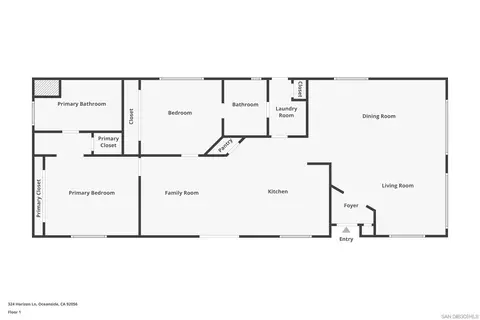 Floorplan - 324 Horizon Ln, Oceanside, CA 92056 photo 1 of 1