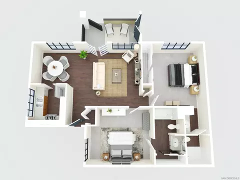 Floorplan - 8621 Arminda Cir #27, Santee, CA 92071 photo 1 of 2