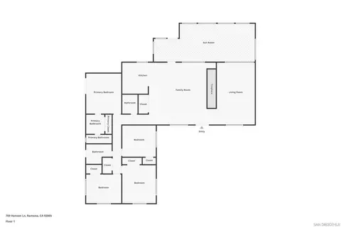 Floorplan - 709 Hanson Ln, Ramona, CA 92065 photo 1 of 1