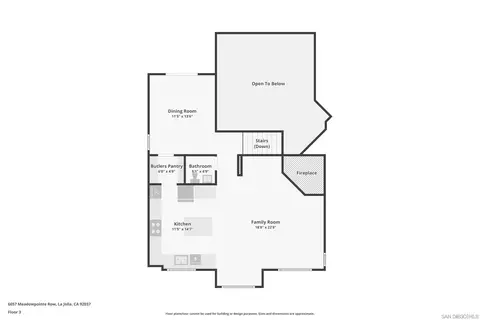Floorplan - 6057 Meadowpointe Row, La Jolla, CA 92037 photo 1 of 4