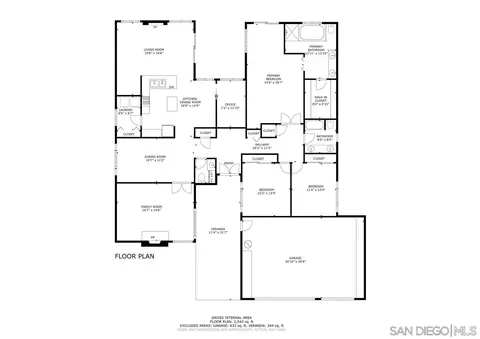 Floorplan - 3341 Terrace Ln, Oceanside, CA 92056 photo 1 of 1