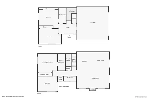 Floorplan - 2662 Cazadero Dr, Carlsbad, CA 92009 photo 3 of 3