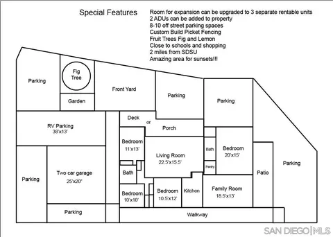 Floorplan - 4112 Blackton Dr, La Mesa, CA 91941 photo 1 of 1