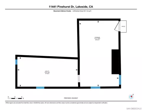 Floorplan - 11441 Pinehurst Dr, Lakeside, CA 92040 photo 3 of 3