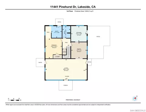 Floorplan - 11441 Pinehurst Dr, Lakeside, CA 92040 photo 1 of 3