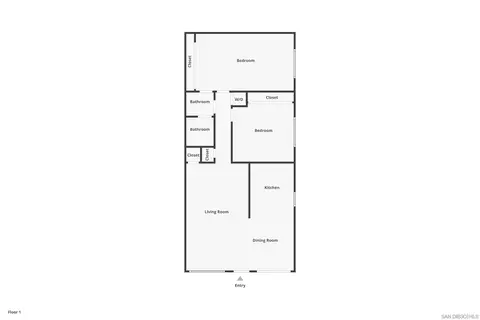 Floorplan - 8912 Fletcher Valley Dr, Santee, CA 92071 photo 1 of 1