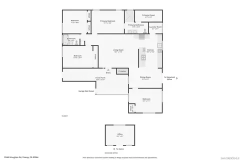 Floorplan - 12460 Vaughan Rd, Poway, CA 92064 photo 3 of 3